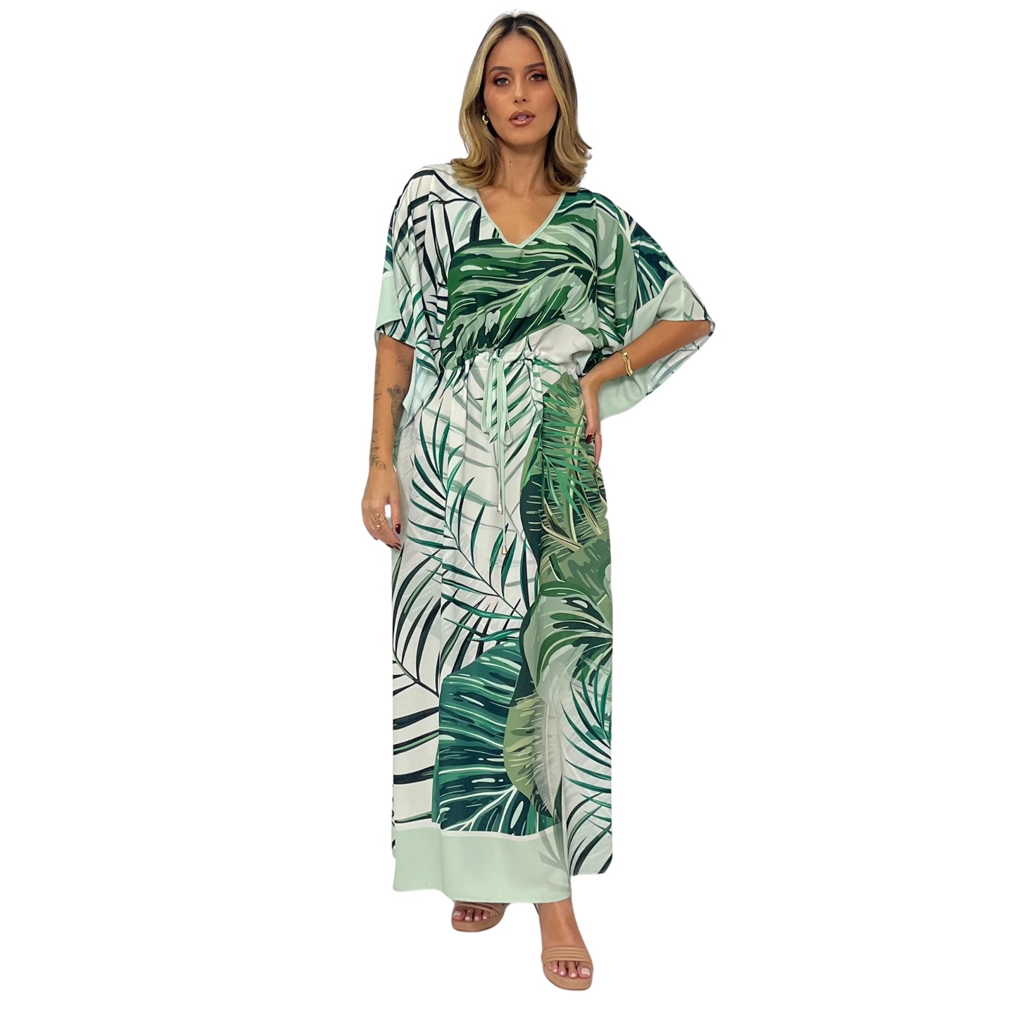 Kaftan Longa estampada Bixugrillo Ramos