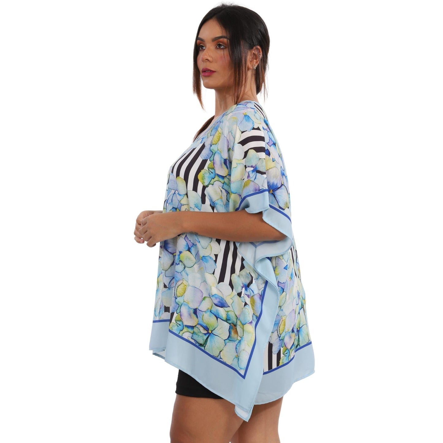 Blusa Kaftan BIXUGRILLO estampada Hortências