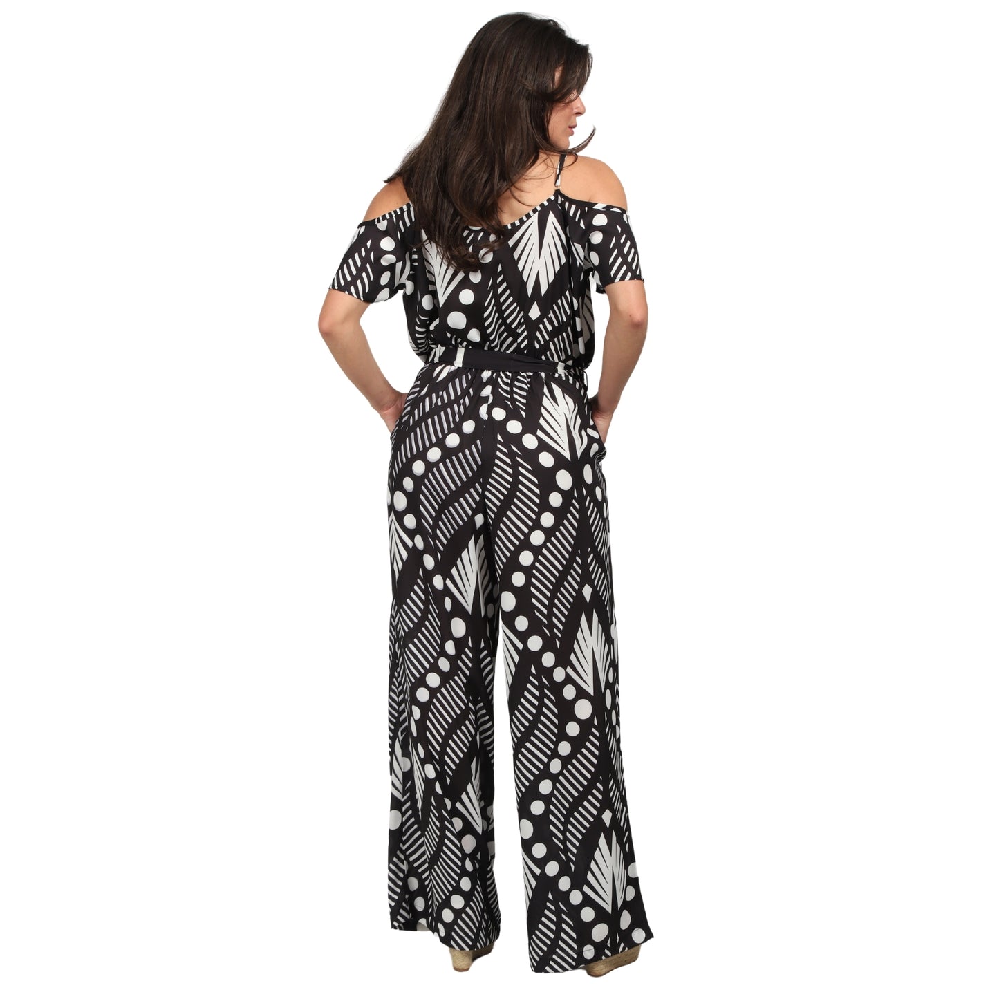 Macacão de alça estampado Bixugrillo Painel