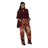 Camisão Manga longa | BIXUGRILLO Estampada | Marsala