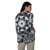 Blusa Decote "V" manga 3/4 BIXUGRILLO estampada