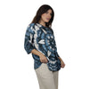 Blusa Decote "V" manga 3/4 BIXUGRILLO estampada
