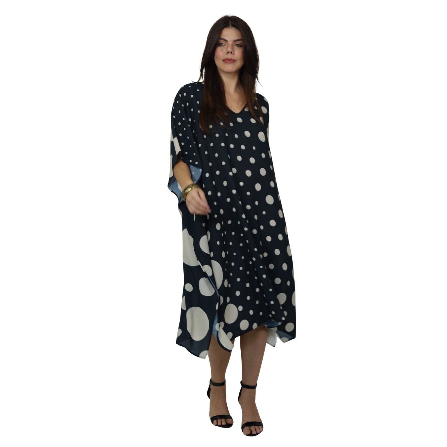 Kaftan Curta estampada Bixugrillo Póa PeB