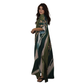 Kaftan Longa Feminina em GGT Toque de Seda | Estampa Exclusiva BIX.G | Safiri Esmeralda
