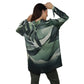Blusa manga longa BIXUGRILLO estampada  Borboleta Green