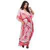 Kaftan Longa com cintura ajustável Universo pink