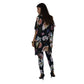 Conjunto Camisão Kaftan e Calça Legging – Bixugrillo estampado Crisantemo