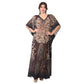KAFTAN VESTIDO longa BIXUGRILLO estampada Leopardo preto