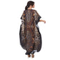 KAFTAN VESTIDO longa BIXUGRILLO estampada Leopardo preto