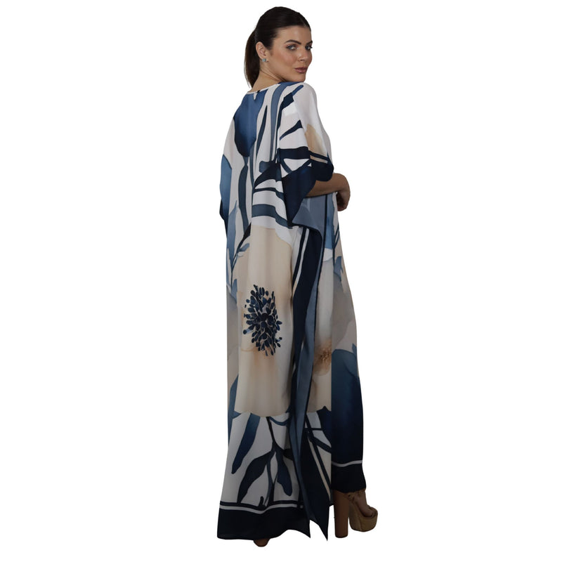 Kaftan Longa estampada Bixugrillo Max Flôr