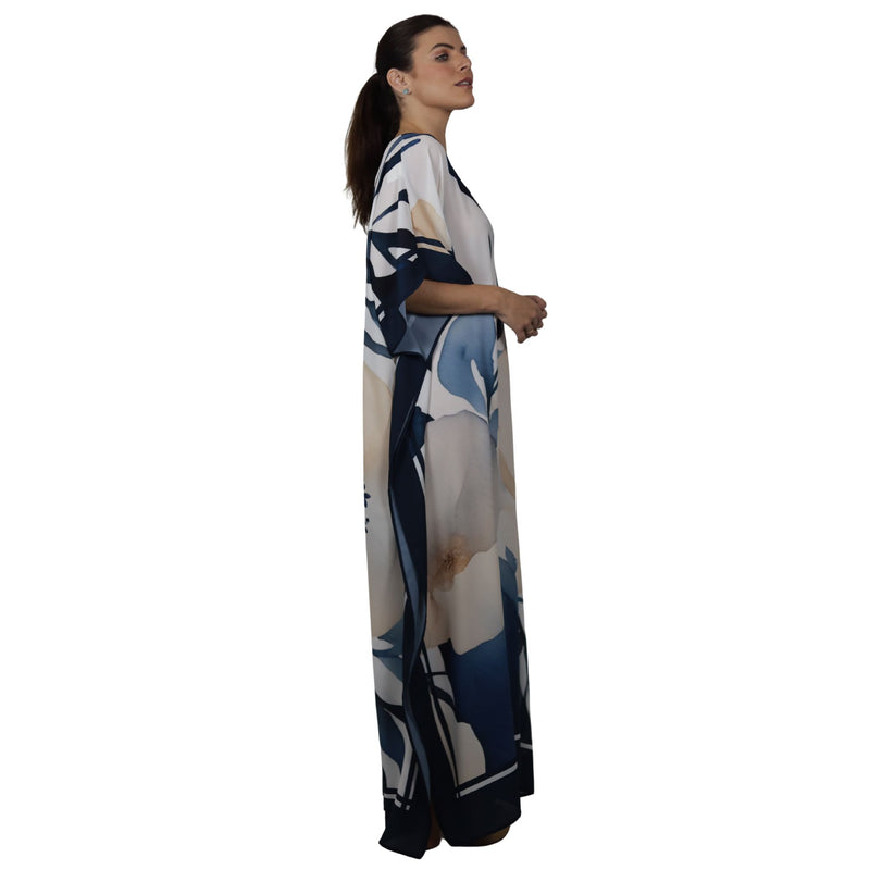 Kaftan Longa estampada Bixugrillo Max Flôr