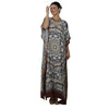 Kaftan Longa estampada Bixugrillo Ladrilhos