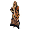 Kaftan vestido longa estampada Skin arabesco