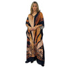 Kaftan vestido longa estampada Skin arabesco