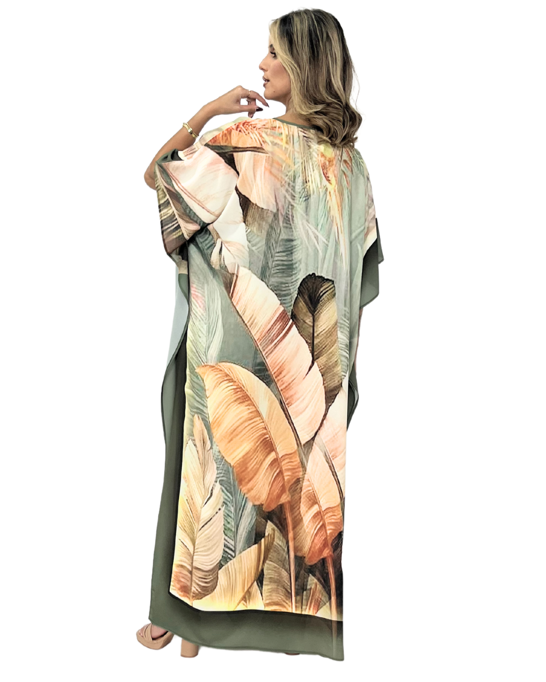 Kaftan Longa estampada Bixugrillo Canaã