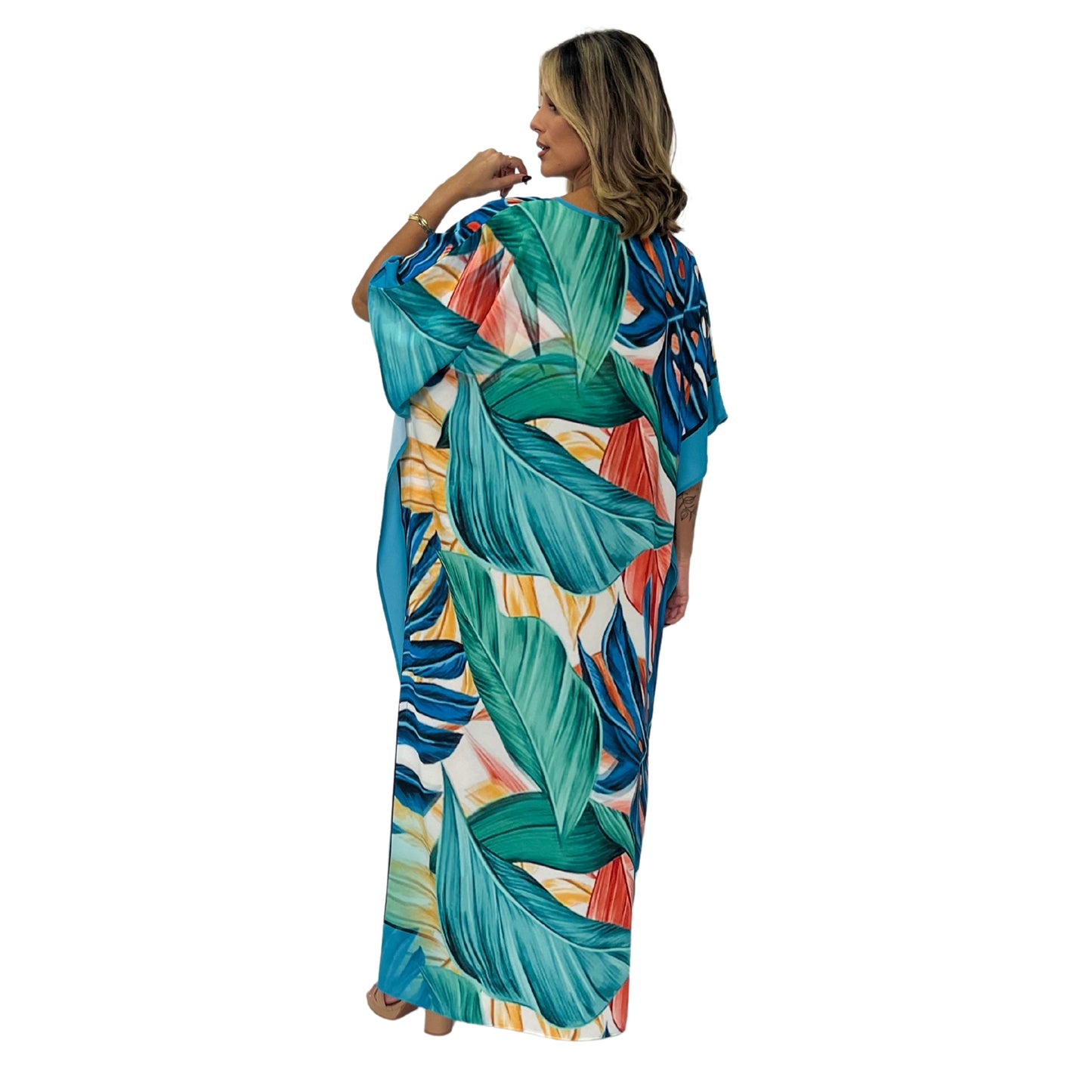 Kaftan Longa estampada Bixugrillo Ibiza