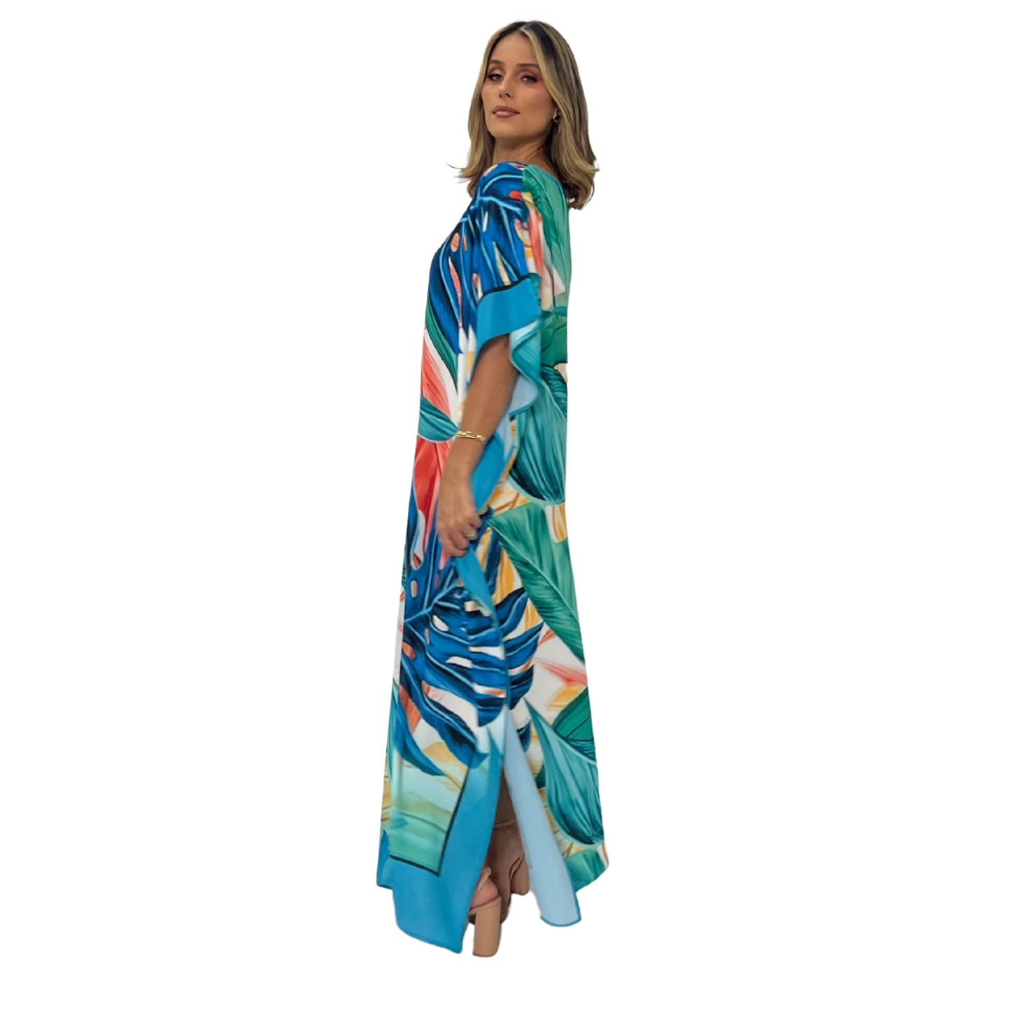 Kaftan Longa estampada Bixugrillo Ibiza