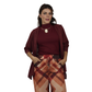 Camisão Manga longa | BIXUGRILLO Estampada | Marsala