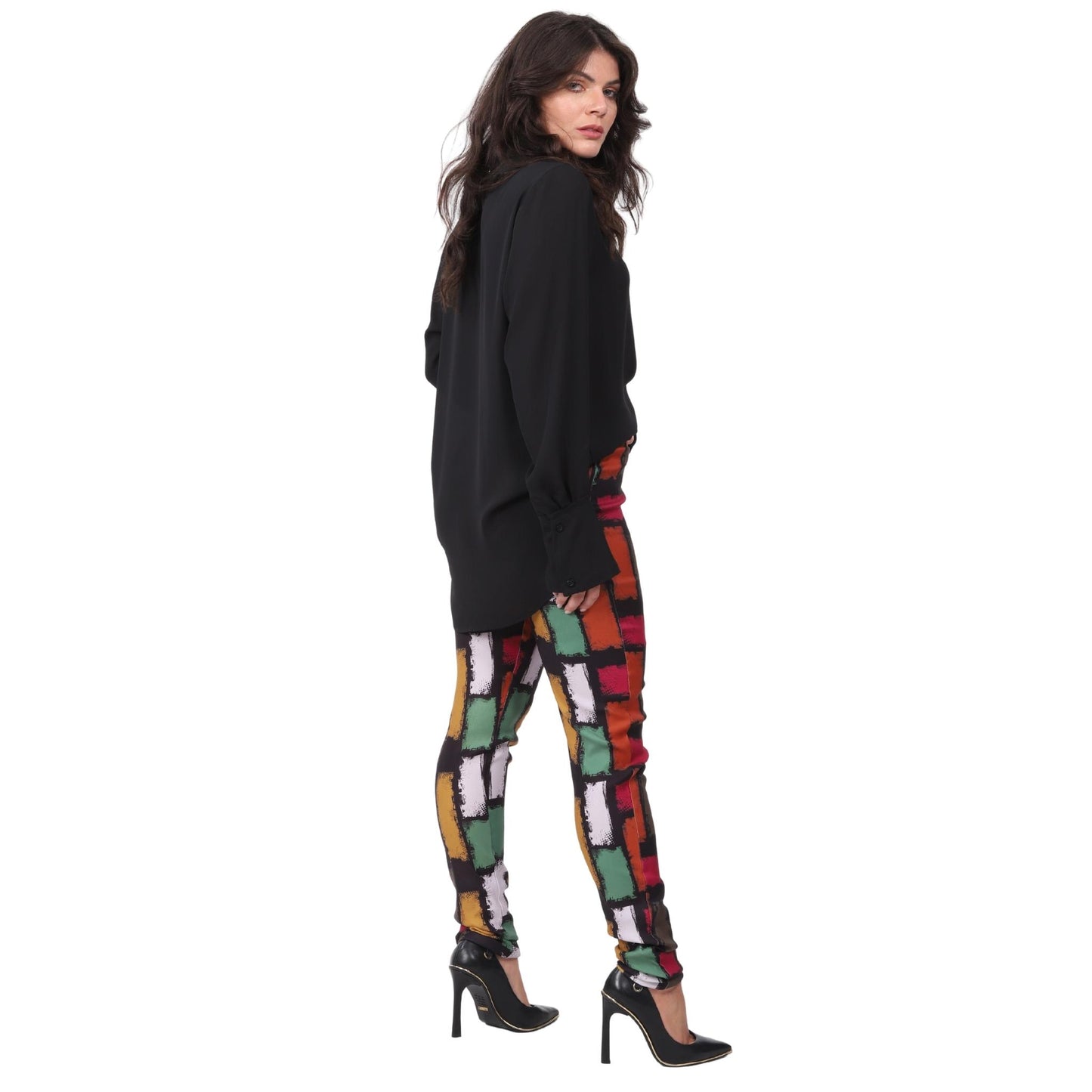 Camisa manga longa BIXUGRILLO lisa Preta