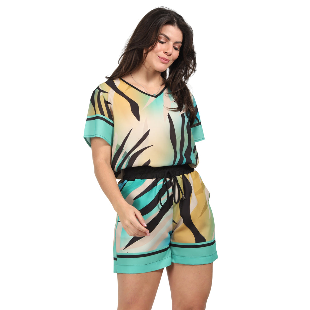 Short BIXUGRILLO estampado Algas