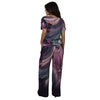 Conjunto Blusa e Pantalona BIXUGRILLO estampada Folhas Vinho