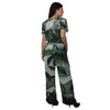 Conjunto Blusa e Pantalona BIXUGRILLO estampada Folhas verdes