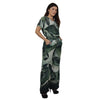 Conjunto Blusa e Pantalona BIXUGRILLO estampada Folhas verdes