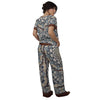 Conjunto Blusa e Pantalona BIXUGRILLO estampada Ladrilhos