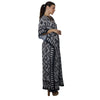 Kaftan Longa com ajunte na cintura, estampada Bixugrillo quadriculado