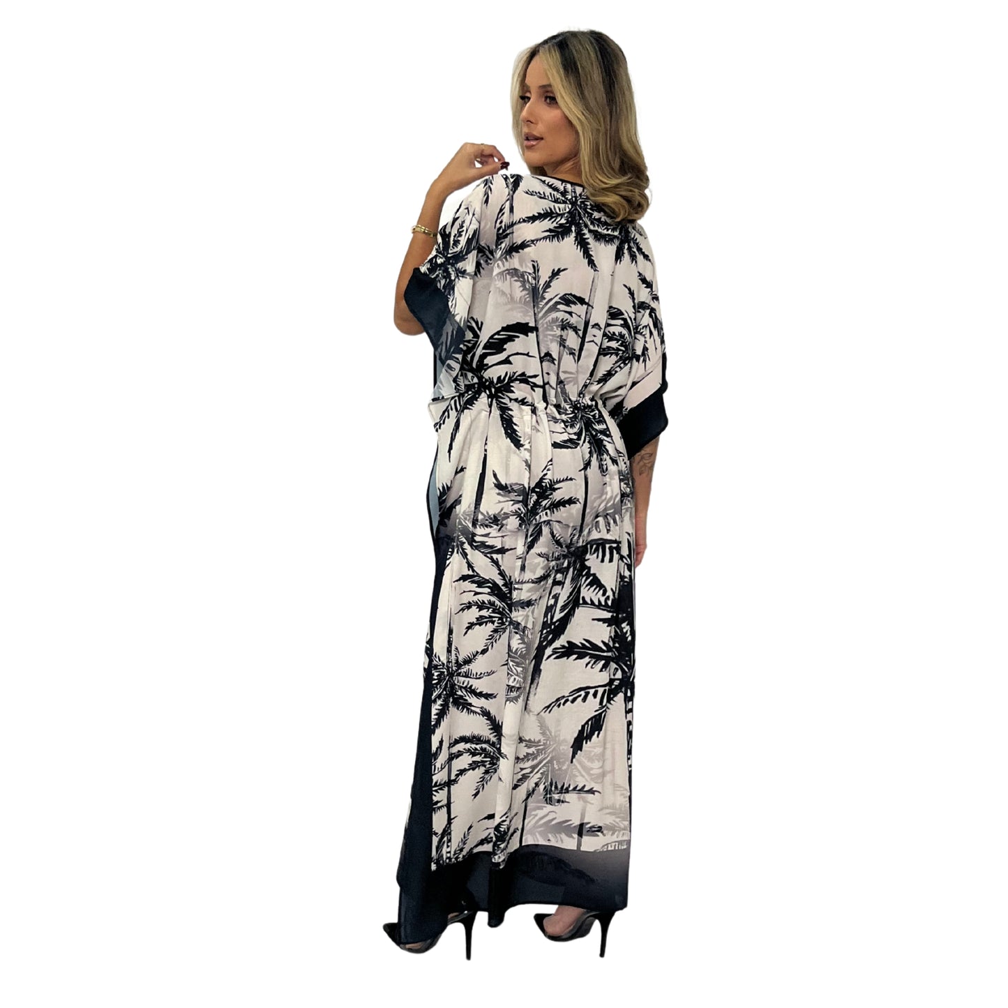 Kaftan Longa estampada Bixugrillo Ponta Negra