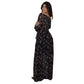 Vestido Longo Boho Chic Bixugrillo estampado Liberty