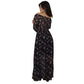 Vestido Longo Boho Chic Bixugrillo estampado Liberty