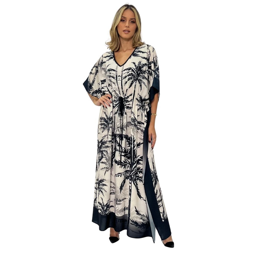 Kaftan Longa estampada Bixugrillo Ponta Negra