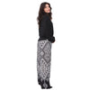 Calça pantalona BIXUGRILLO estampada Tribal P&B