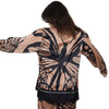 Conjunto Blusa e Pantalona BIXUGRILLO estampada Borboleta Preta