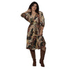 Vestido Curto Bixugrillo estampado patchwork