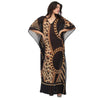 Kaftan vestido longa estampada Clássico
