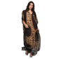 Kaftan vestido longa estampada Clássico