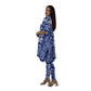 Conjunto Camisão e legging Bixugrillo estampado Moldura Azul