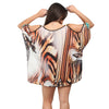Blusa Kaftan ombro aberto estampada Borbo