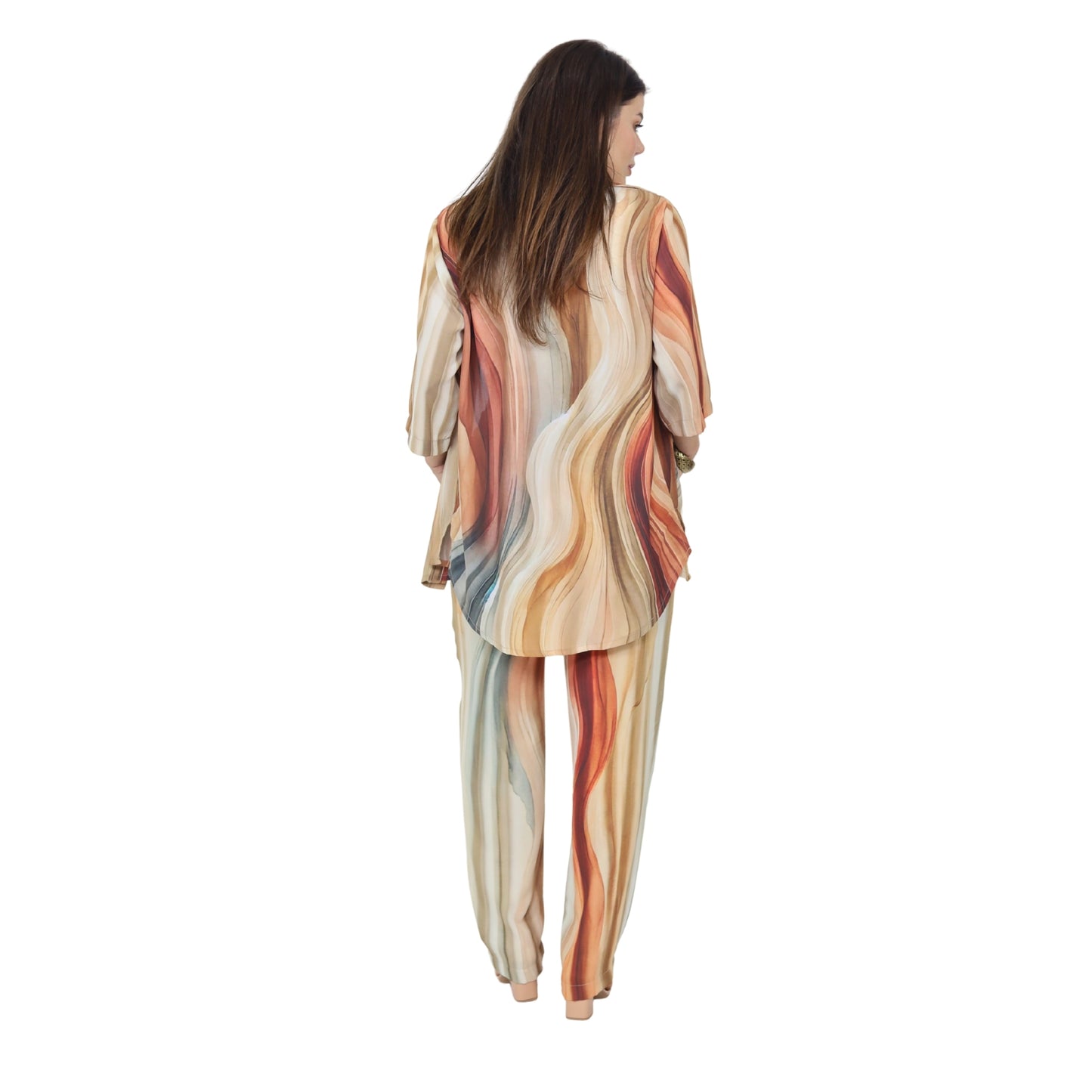 Camisão manga 3/4 BIXUGRILLO estampada  Fitas