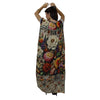 Kaftan Longa estampada Bixugrillo Garden