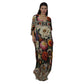Kaftan Longa estampada Bixugrillo Garden