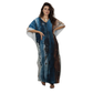 Kaftan Longa Feminina em GGT Toque de Seda | Estampa Exclusiva BIX.G | Horizonte Liquido