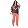 Conjunto Blusa kaftan e Pantalona BIXUGRILLO estampada Belle Rivière