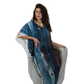 Kaftan Longa Feminina em GGT Toque de Seda | Estampa Exclusiva BIX.G | Horizonte Liquido