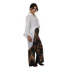Conjunto Essenza Selva, 2 pçs Feminino Blusa Mullet e Calça Estampada em Georgette Toque de Seda | BIX.G.