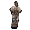 Kaftan Longa estampada Bixugrillo Chevron Arabesco