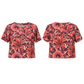 Conjunto Capri Amaranto – Estampa Exclusiva Bixugrillo-2pçs