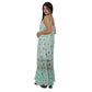Vestido  Midi de Alça Bixugrillo estampado Margaridas Verde